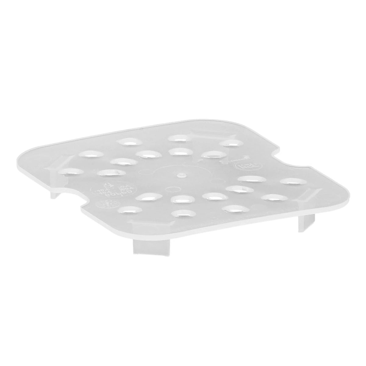 Cambro 60PPD190 Translucent Drain Shelf for Sixth Size Food Pans - Translucent