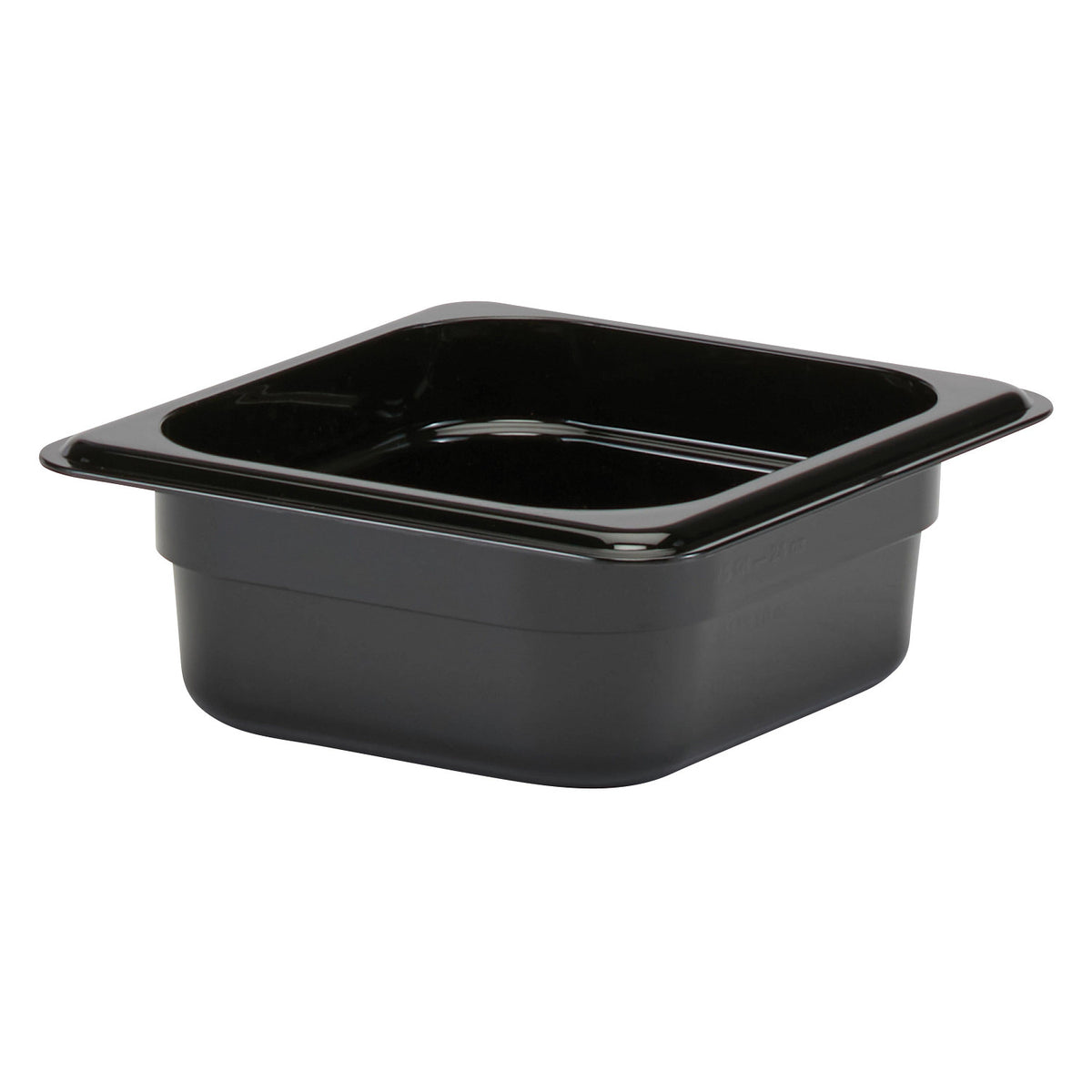 Cambro 62CW110 Camwear Sixth Size Food Pan, 2 1/2" Deep, 1.1 qt. - Black