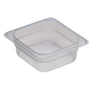 Cambro 62PP190 Translucent Sixth Size Food Pan, 2 1/2" Deep, 1.1 qt. - Translucent