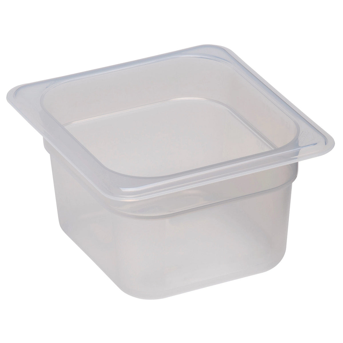 Cambro 64PP190 Translucent Sixth Size Food Pan, 4" Deep, 1.6 qt. - Translucent