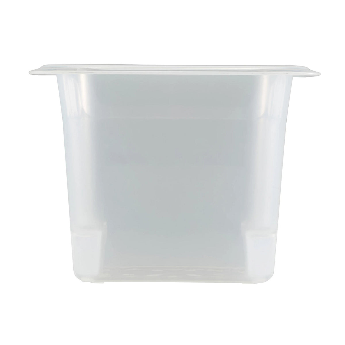 Cambro 65CLRPP190 Translucent Sixth Size Colander Food Pan, 5" Deep - Translucent