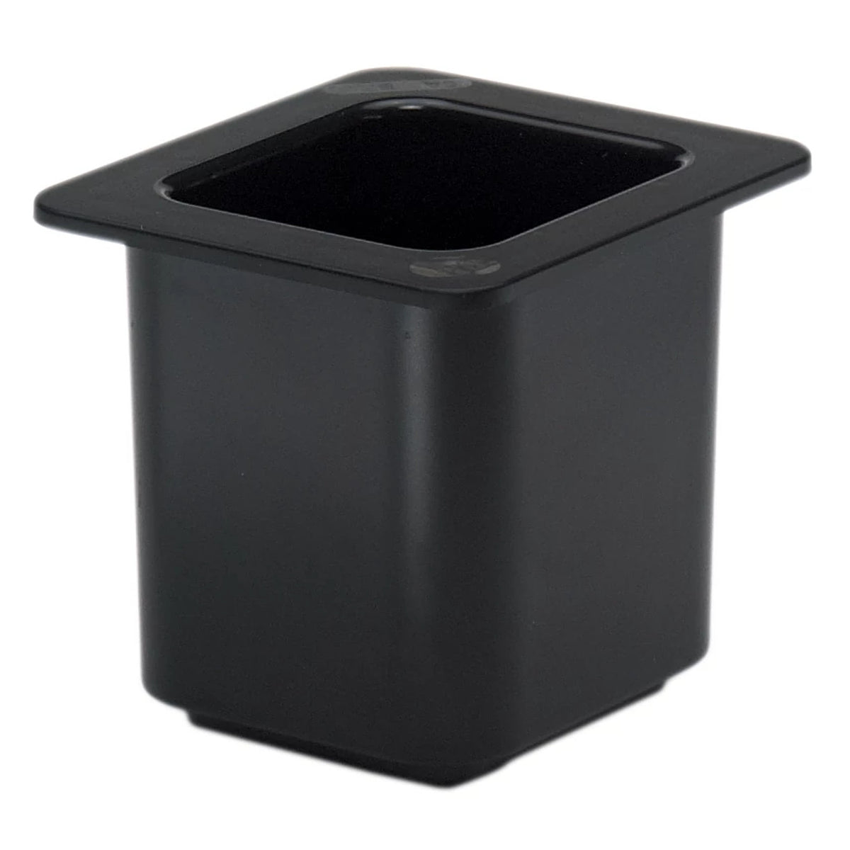 Cambro 66CF110 ColdFest Insulated 1/6 Size Food Pan, 1.5 qt., 6" Deep - Black