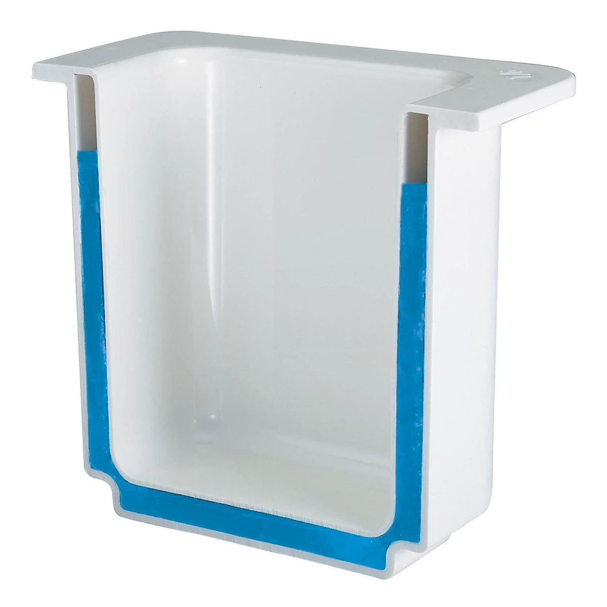 Cambro 66CF148 ColdFest Insulated 1/6 Size Food Pan, 1.5 qt., 6" Deep - White