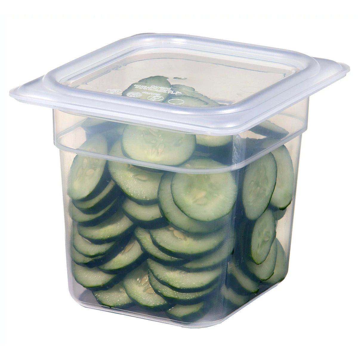 Cambro 66PP190 Translucent Sixth Size Food Pan, 6" Deep, 2.4 qt. - Translucent