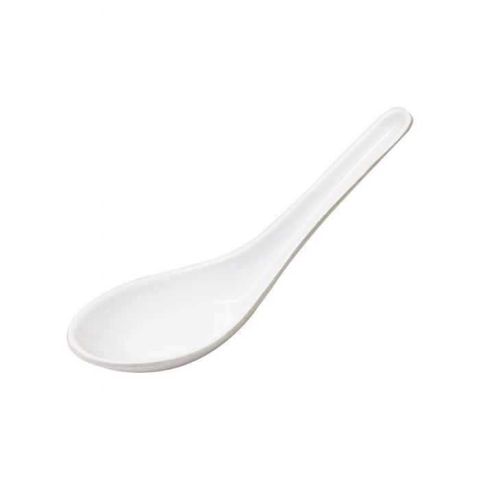 Thunder Group 7003W, 3/4 OZ,Â 5 5/8" X 1 5/8" WON TON SOUP SPOON, IMPERIAL, Melamine, NSF, Case Pack of 60