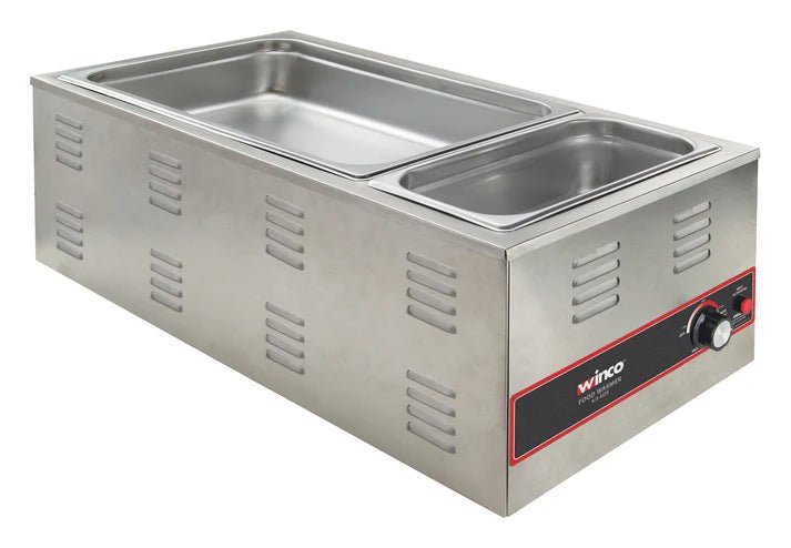 Electric Food Warmer,4/3RDS Size, 27" x 12" Opening, 1500W, 120V