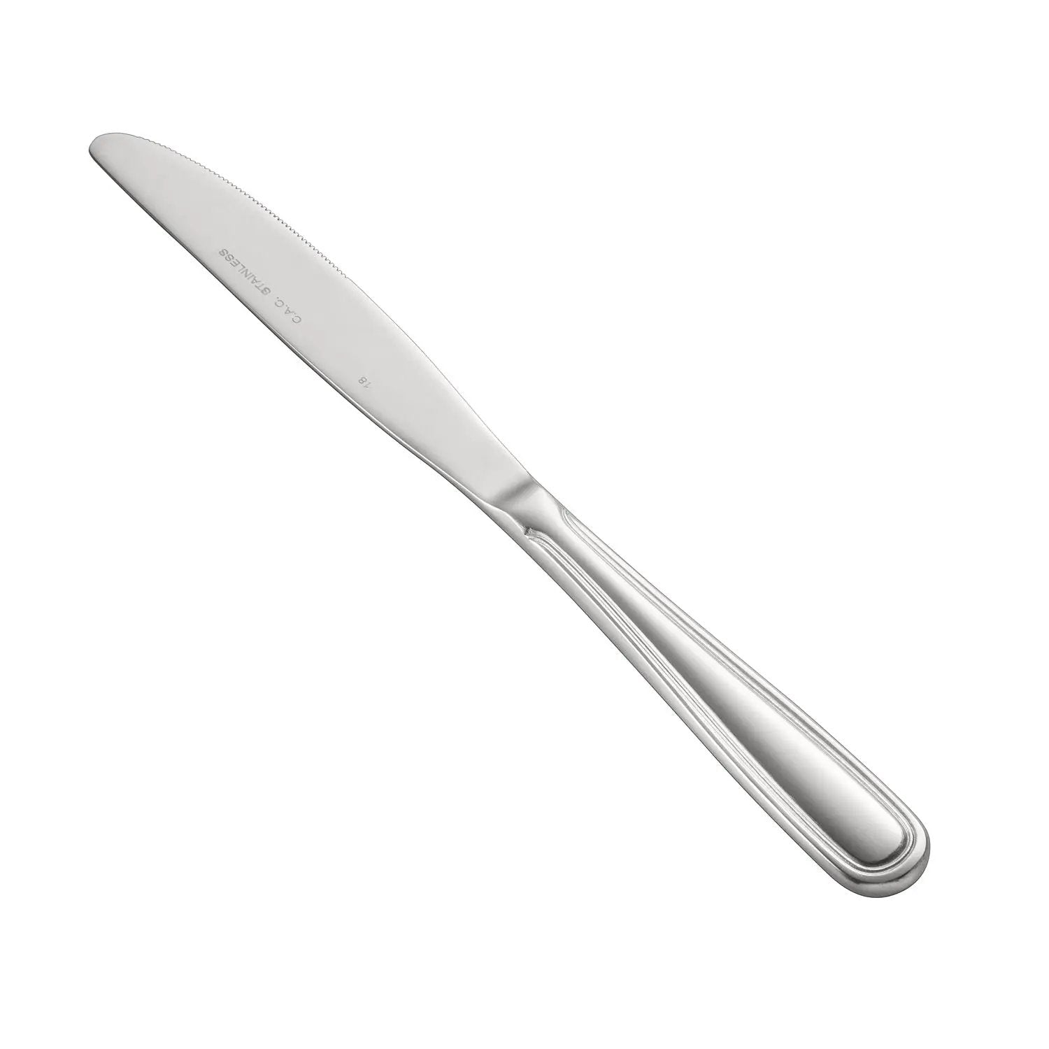 CAC China 8002-08 Elite Dinner Knife 18/8 Xtra. HW 9 1/4" Case Pack of 1/15 by CAC China (cac-china-8002-08-elite-dinner-knife-18-8-xtra-hw-9-1-4-case-pack-of-1-15)