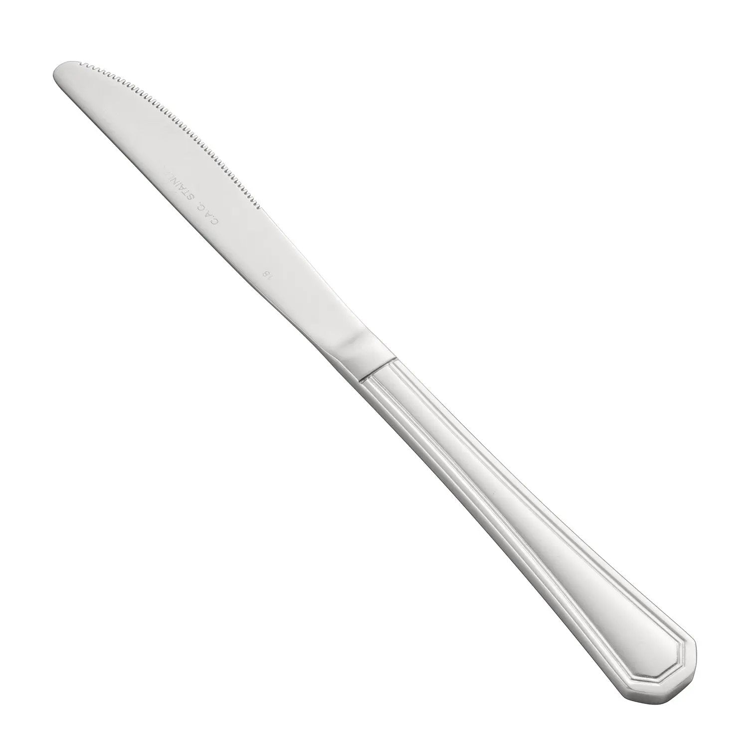 CAC China 8006-08 Lux Dinner Knife 18/8 Xtra. HW 9 1/4" Case Pack of 1/15 by CAC China (cac-china-8006-08-lux-dinner-knife-18-8-xtra-hw-9-1-4-case-pack-of-1-15)