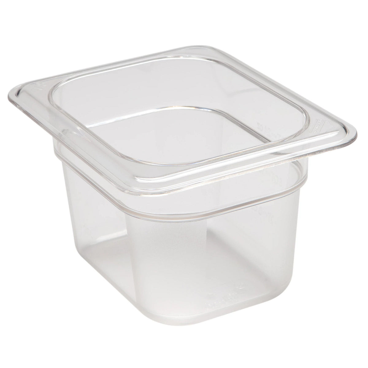 Cambro 84CW135 Camwear Eighth Size Food Pan, 4" Deep, 1 qt. - Clear