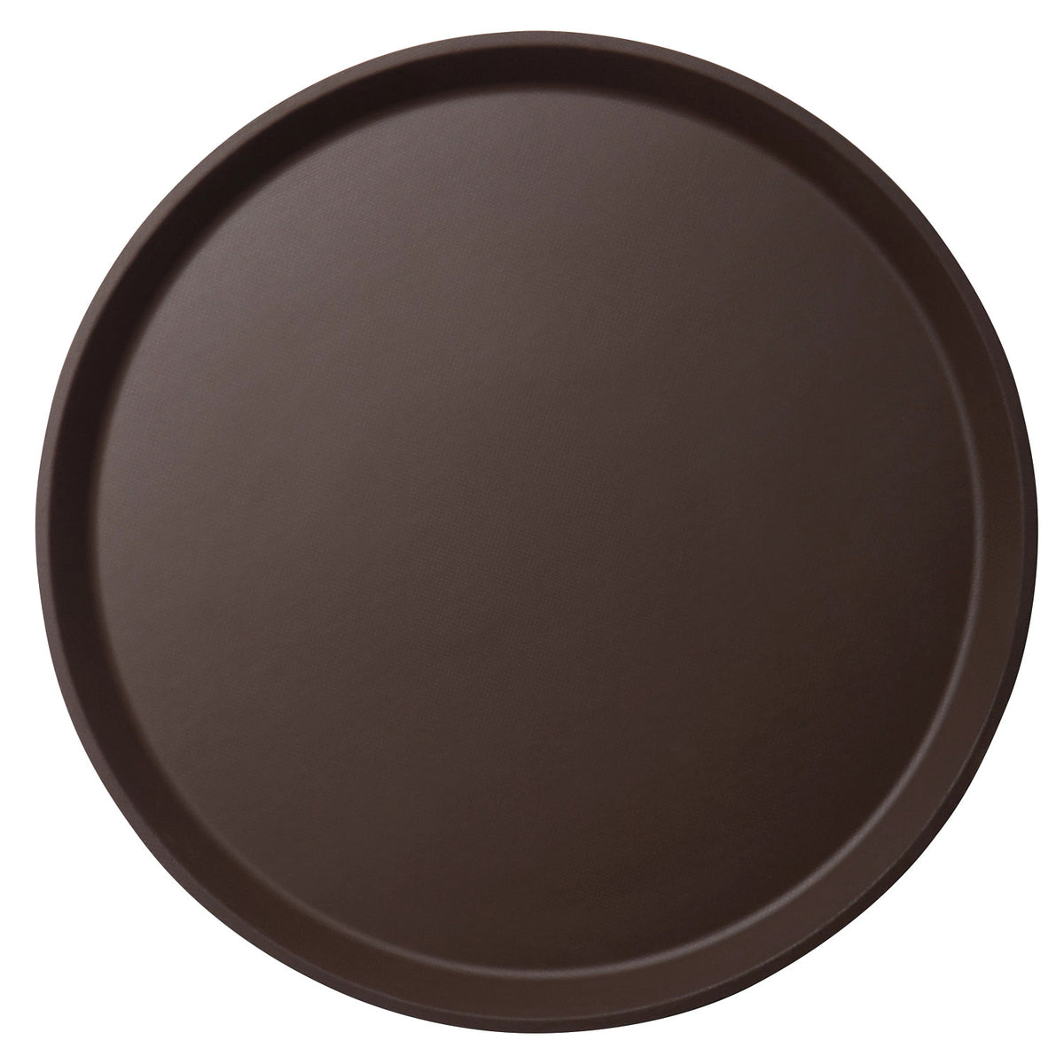 Cambro 900CT138 Camtread Non-Skid Serving Tray, Round, 9" Diameter - Tavern Tan
