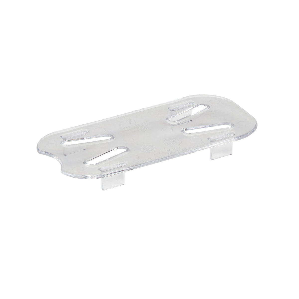 Cambro 90CWD135 Camwear Food Pan Drain Shelf, Ninth Size - GN 1/9 - Clear
