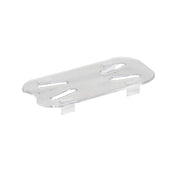 Cambro 90CWD135 Camwear Food Pan Drain Shelf, Ninth Size - GN 1/9 - Clear