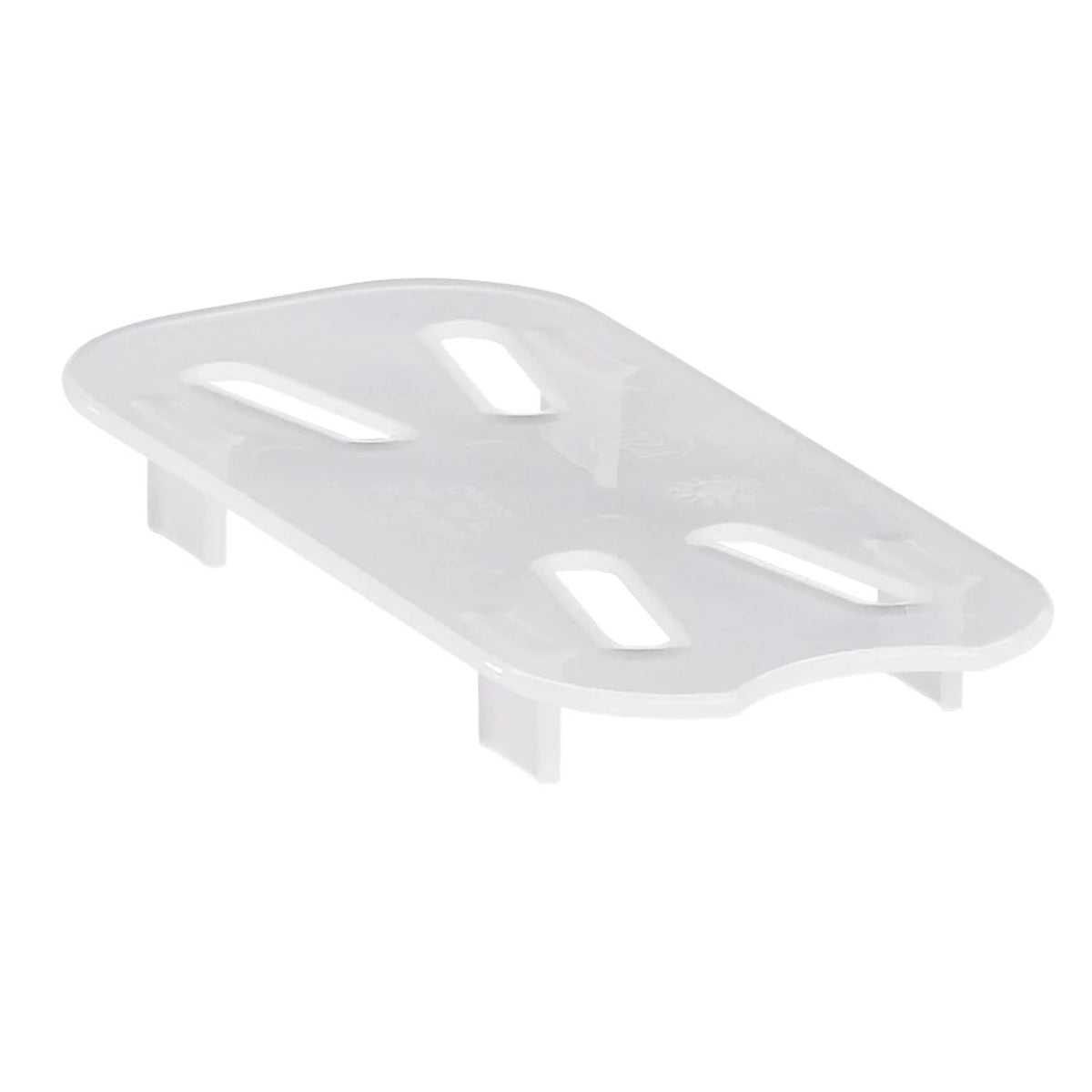 Cambro 90PPD190 Translucent Drain Shelf for Ninth Size Food Pans - Translucent