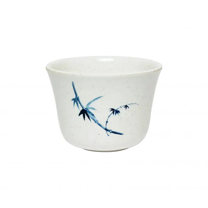 Thunder Group 9152BB, 5 OZ, 3 1/8" TEA CUP, BLUE BAMBOO, Melamine, NSF, Case Pack of 12