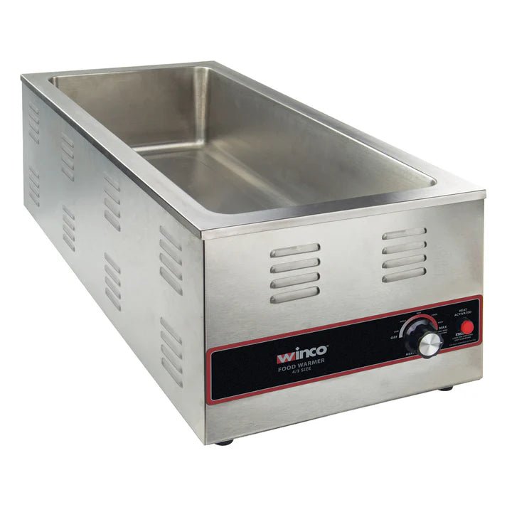 Electric Food Warmer,4/3RDS Size, 27" x 12" Opening, 1500W, 120V