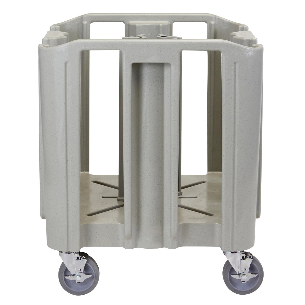 Cambro ADCSC480 S-Series Compact Adjustable Dish Caddy, 4 Towers - Speckled Gray