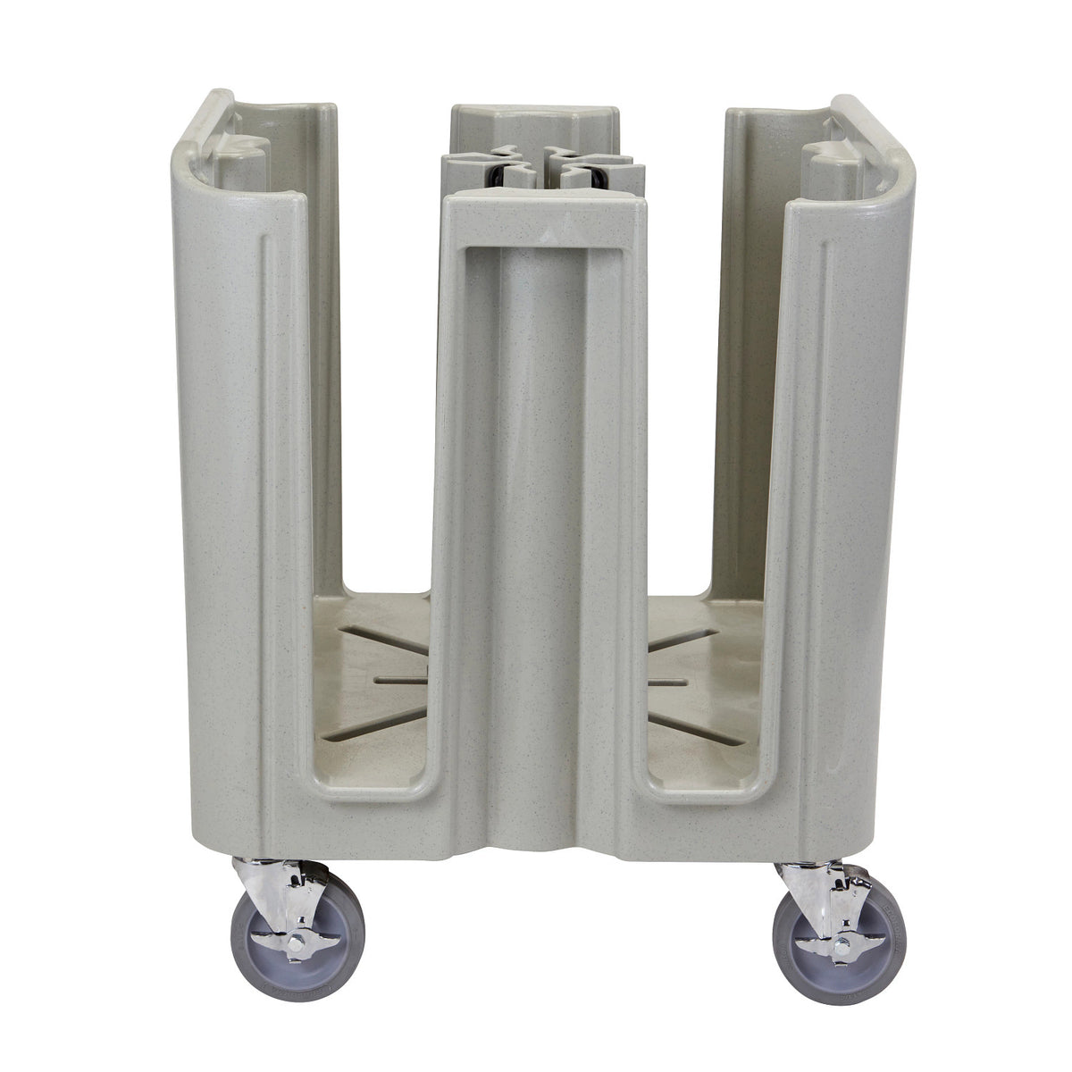 Cambro ADCSC480 S-Series Compact Adjustable Dish Caddy, 4 Towers - Speckled Gray