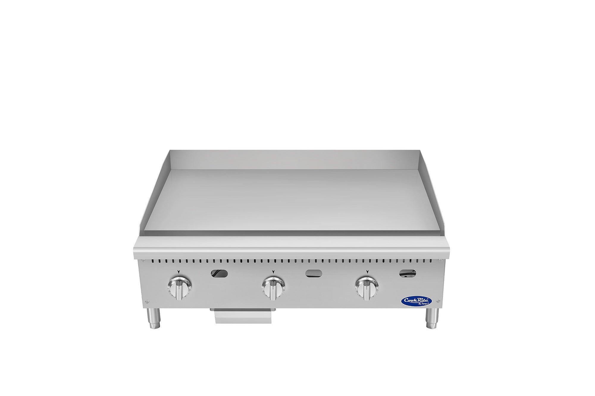 Atosa ATG-3624-S 36" Countertop Thermostatic Gas Griddle, 24" Cooking surface