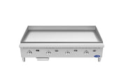 Atosa ATG-3624-C 36" Chrome Countertop Thermostatic Griddle, 24" Cooking surface