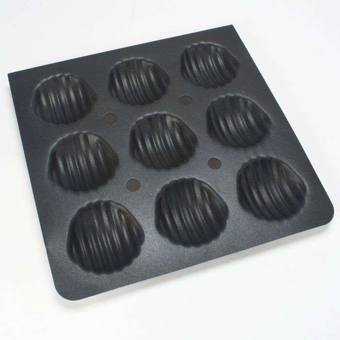 Non Stick Aluminum SHELL Shape Idly Trays for Commercial Idly Steamers - 9 Idlis