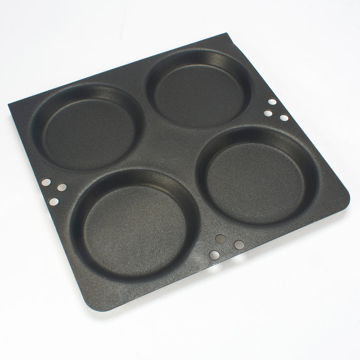 Non Stick Aluminum Thatte Idly Tray for Commercial Idly Steamers - 4 Idlis