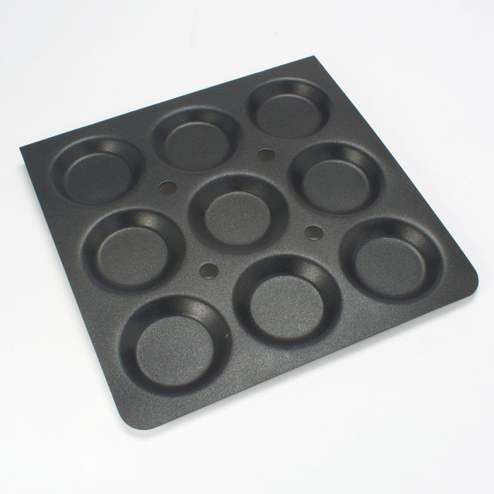Non Stick Aluminum CUP Shape Idly Trays for Commercial Idly Steamers - 9 Idlys