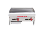 American Range ARSMG - 24 Manual Flat Gas Griddle - 24 Inch