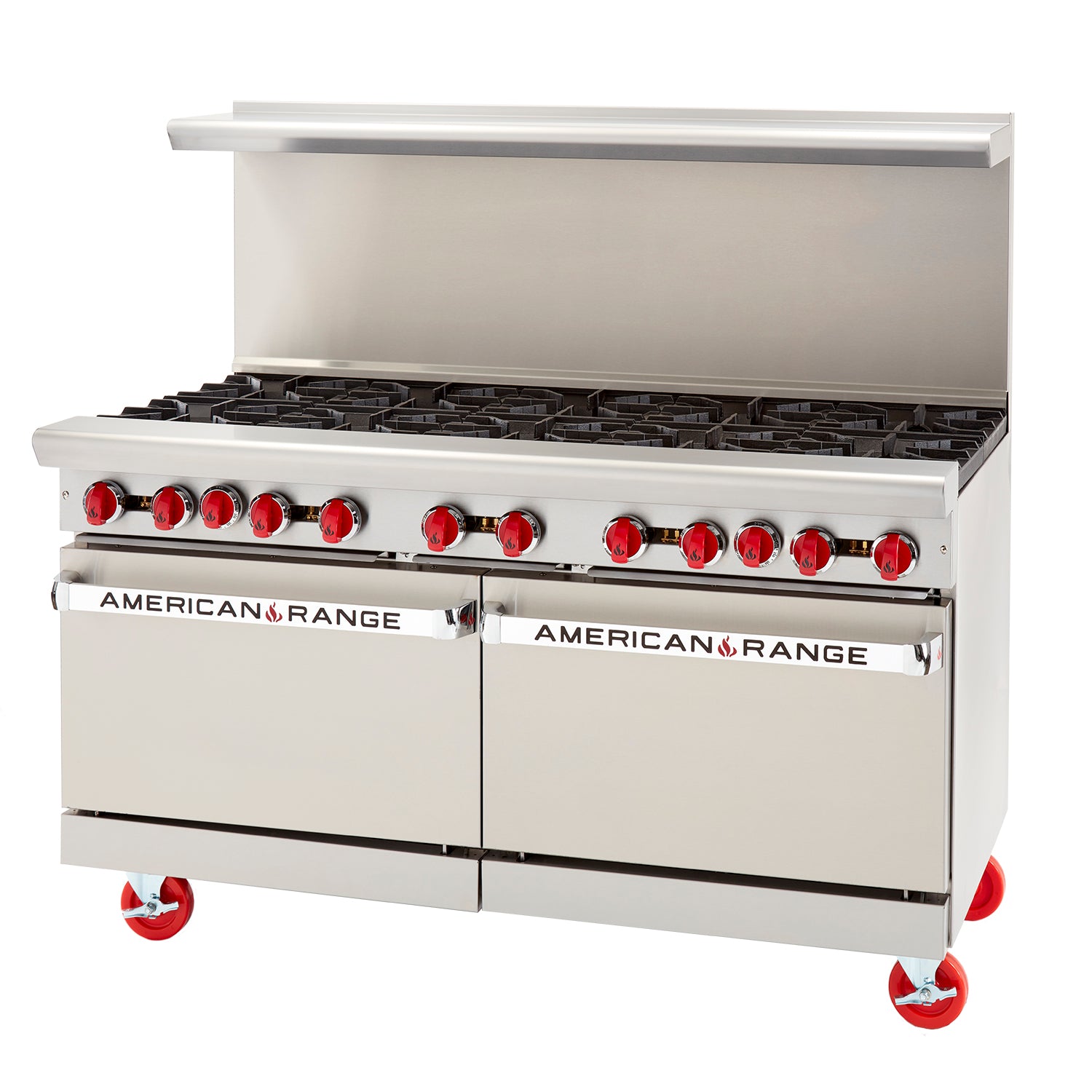 American Range AR - 10 60" Wide Restaurant Range with ( 2 ) 26 - 1/2" Wide Ovens