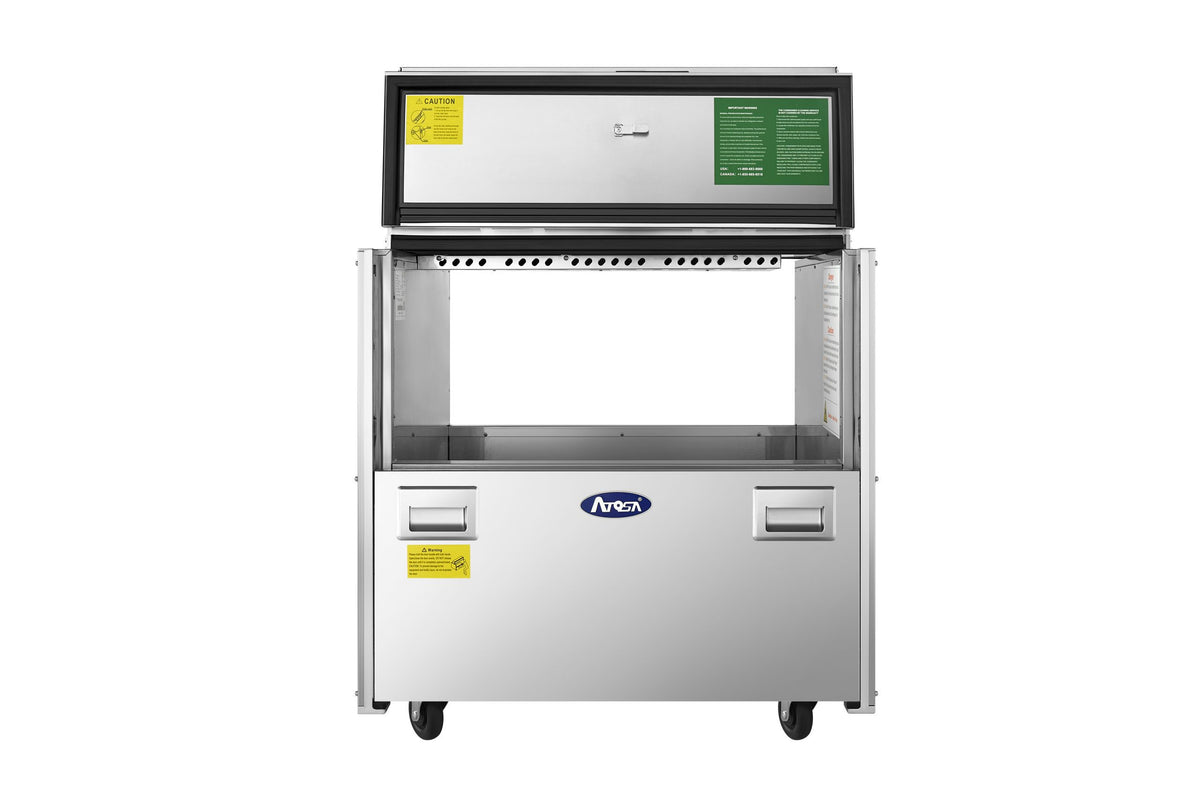 Atosa AMC-3402 34" Forced Air Milk Cooler, 11.69 Cu. Ft.