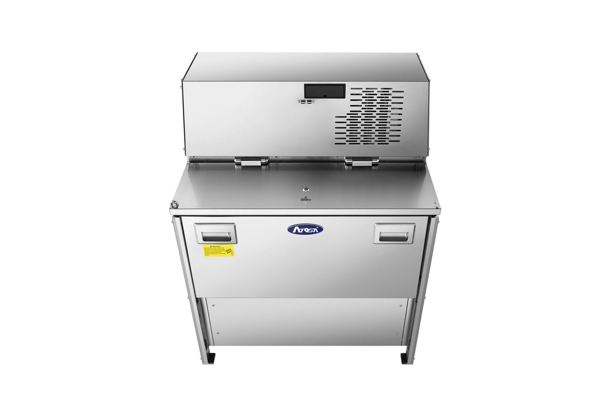 Atosa AMC-3402 34" Forced Air Milk Cooler, 11.69 Cu. Ft.