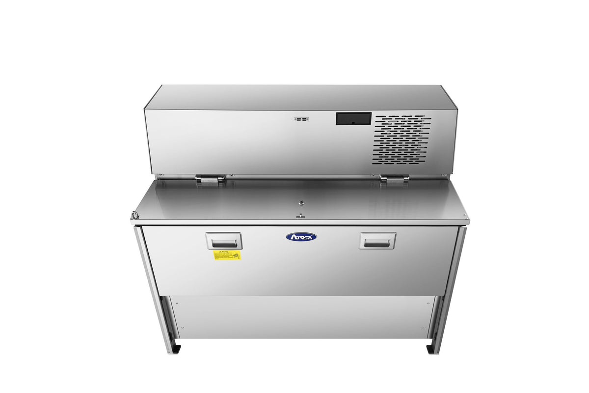 Atosa AMC-4901 49" Forced Air Milk Cooler, 17.52 Cu. Ft.