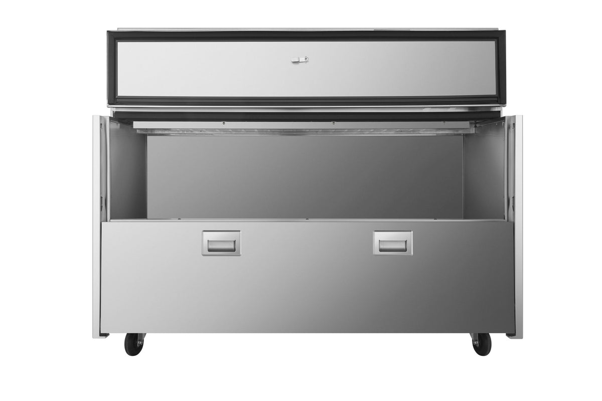 Atosa AMC-5801 58" Forced Air Milk Cooler, 20.09 Cu. Ft.