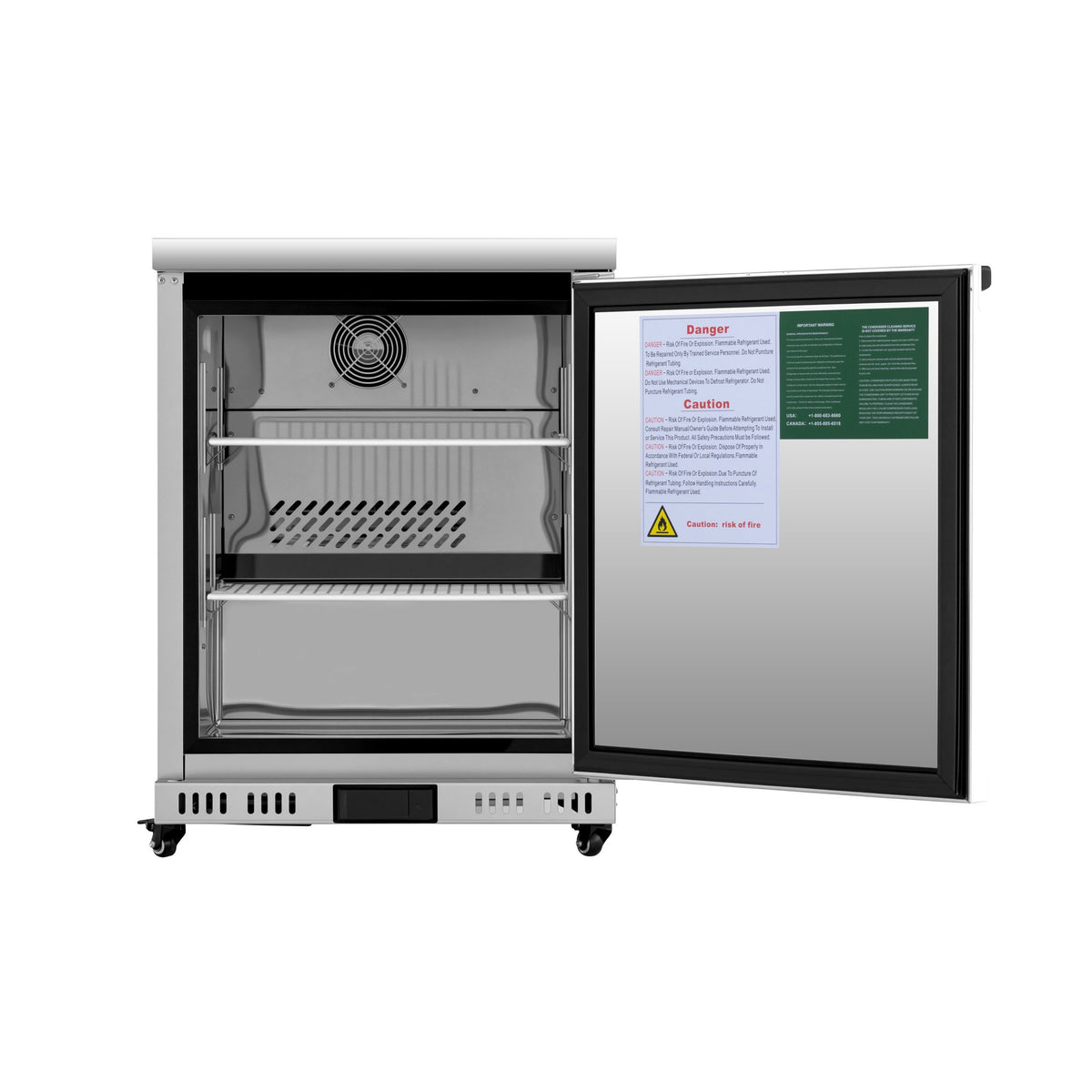 Atosa AUR24SD 24" Undercounter Refrigerator, 3.7 Cu. Ft.