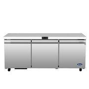 Atosa AUR72SD 72" Undercounter Refrigerator, 18.2 Cu. Ft.