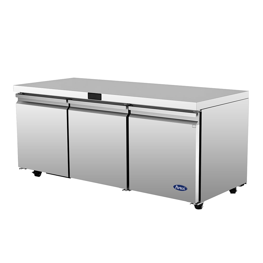 Atosa AUR72SD 72" Undercounter Refrigerator, 18.2 Cu. Ft.