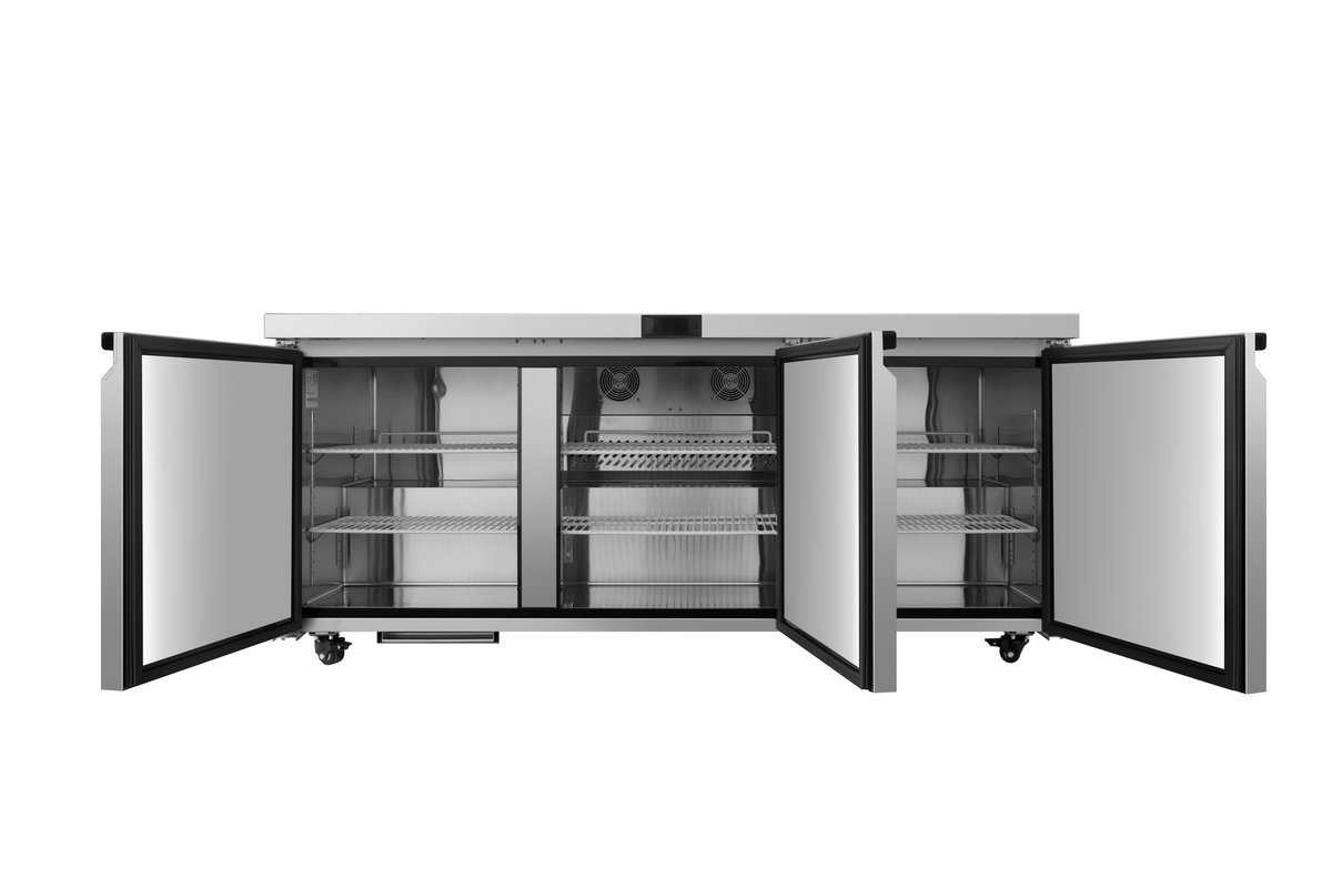 Atosa AUR72SD 72" Undercounter Refrigerator, 18.2 Cu. Ft.