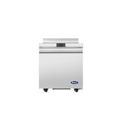 Atosa AWR27SD 28" Worktop Refrigerator with Backsplash, 6.53 Cu. Ft.