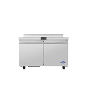 Atosa AWR48SD 48" Worktop Refrigerator with Backsplash, 12.22 Cu. Ft.
