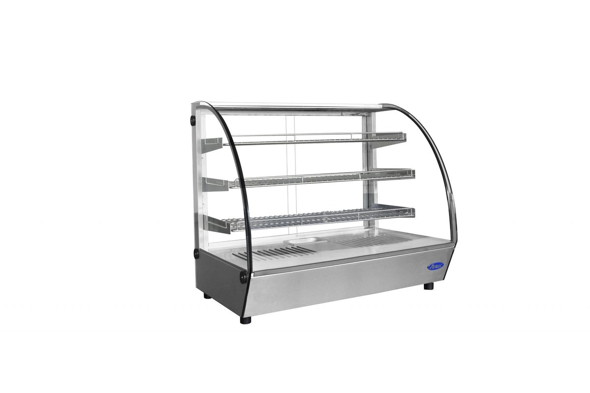Atosa CookRite CHDC-44 28" Countertop Heated Curved Display Case (4.4 cu ft)