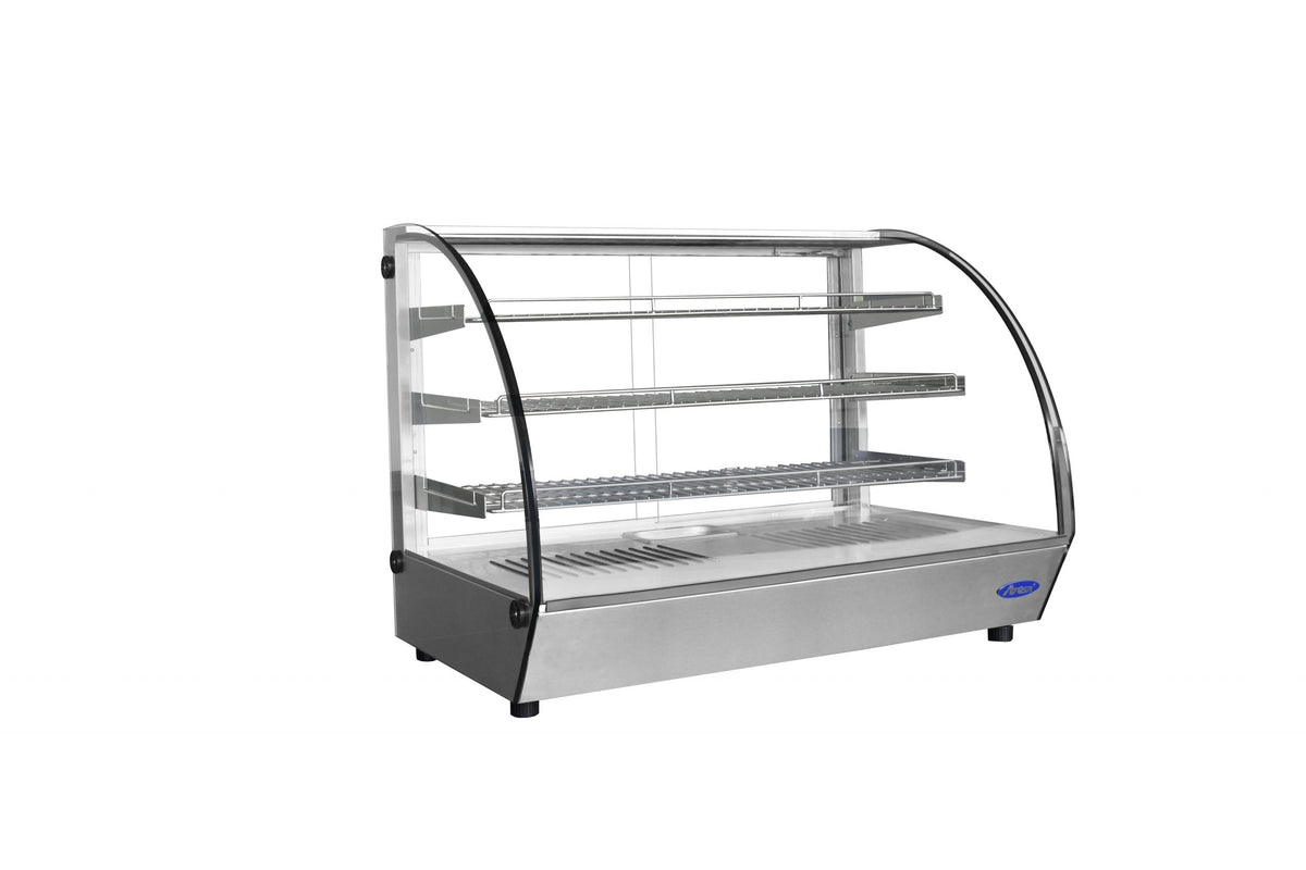Atosa CookRite CHDC-56 36" Countertop Heated Curved Display Case (5.6 cu ft)