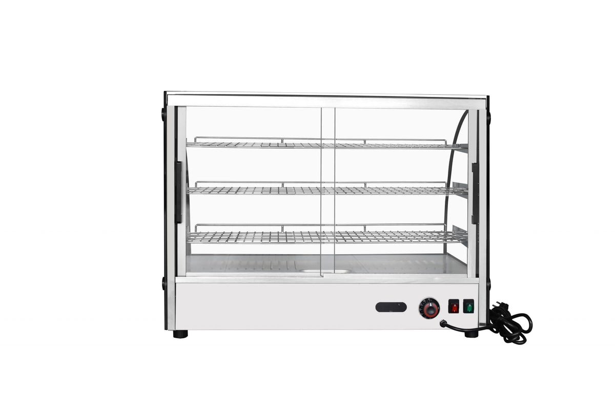 Atosa CookRite CHDC-56 36" Countertop Heated Curved Display Case (5.6 cu ft)