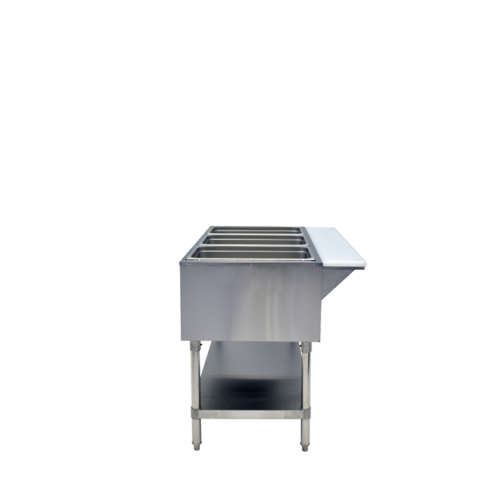 Atosa CookRite CSTEA-3C 44" 3 Open Well Electric Steam Table, 15.5 Cu. Ft.