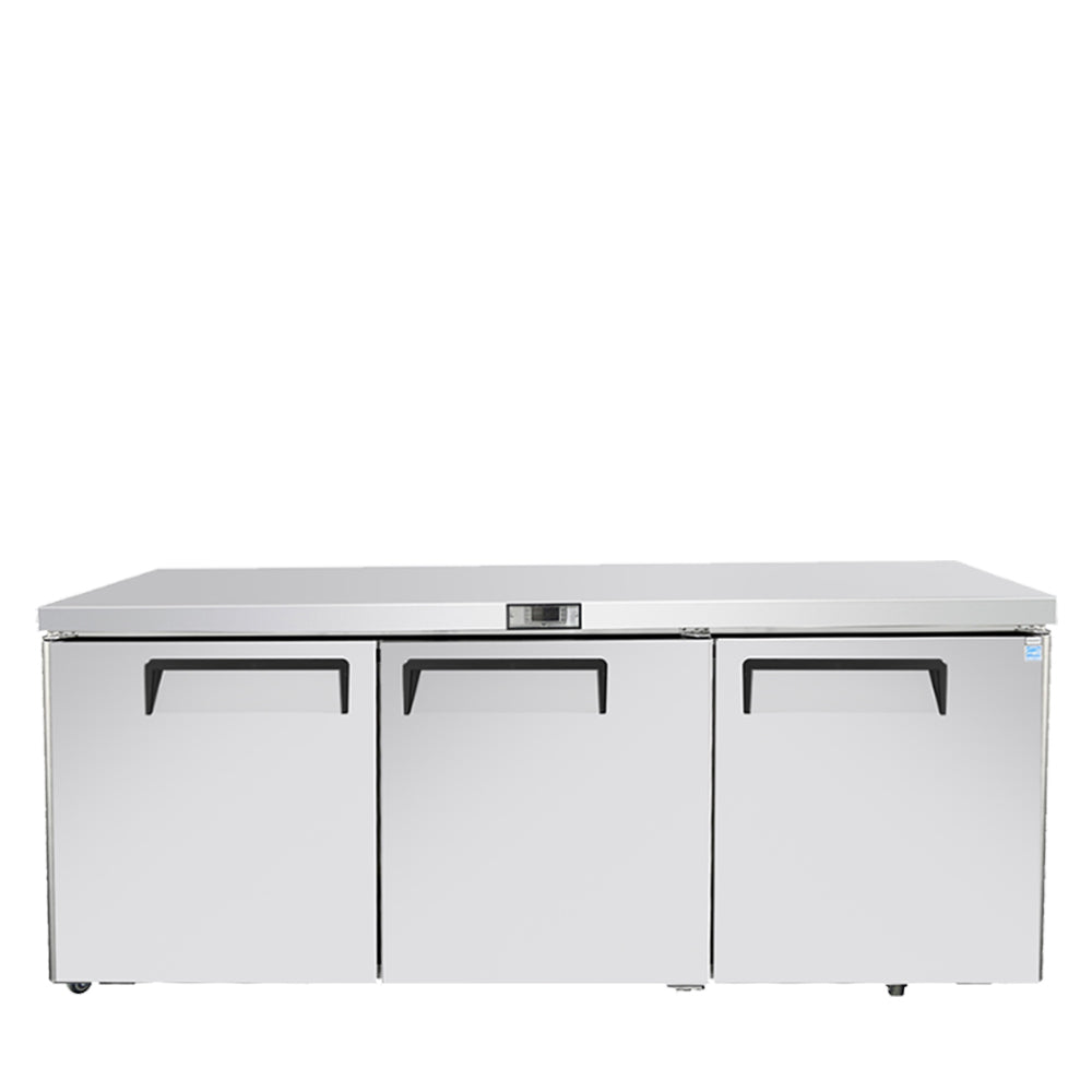 Atosa MGF8404GR 72" Undercounter Refrigerator, 21.1 Cu. Ft.