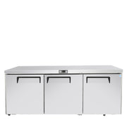 Atosa MGF8404GR 72" Undercounter Refrigerator, 21.1 Cu. Ft.