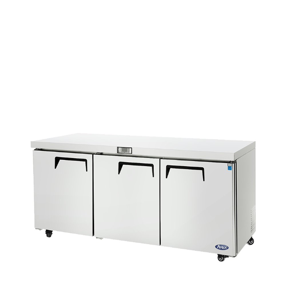 Atosa MGF8404GR 72" Undercounter Refrigerator, 21.1 Cu. Ft.