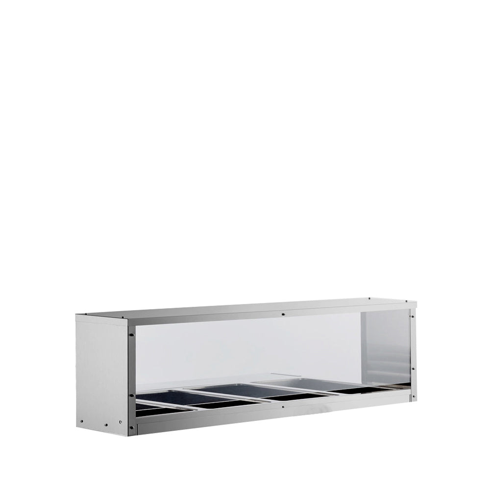Atosa MROS-4ST Overshelf/Sneezeguard for Steam Table