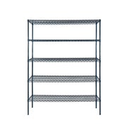 Atosa MixRite MWSSE242486 Slate Grey Epoxy Coated Shelving Kit