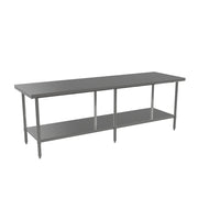 Atosa MixRite ST3084EC 30" x 84" Work Table Flat Top Shelf Styled