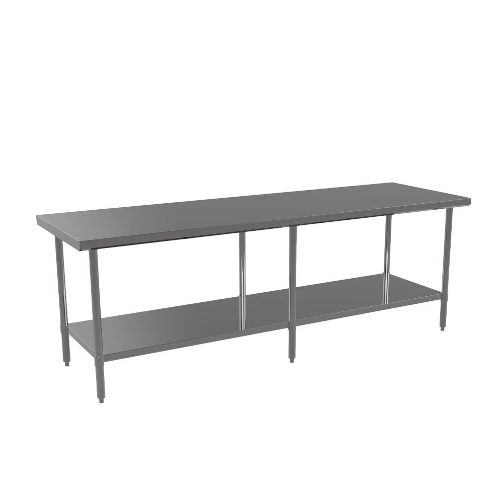 Atosa MixRite ST3096EC 30" x 96" Work Table Flat Top Shelf Styled