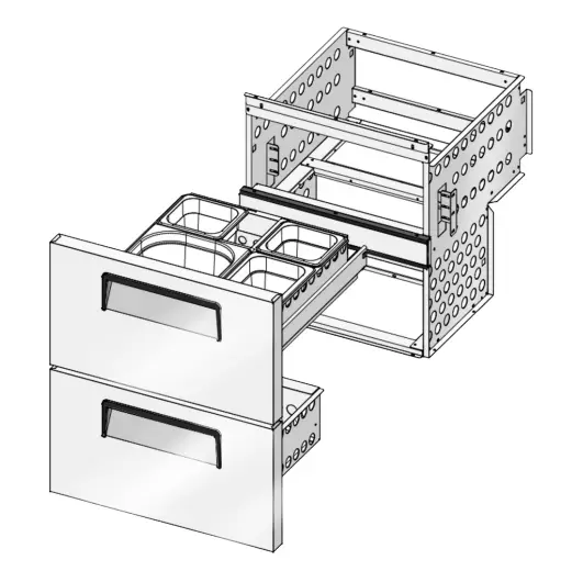 Atosa MSF3610227A00 Drawer Cartridge for MSF3610/3615GR